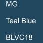 Preview: MG, Teal Blue, BLVC18.